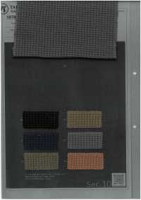 1078609DG Garn Mit Offenem Ende, Dicht Gestricktes Waffelstrickmuster Mit Used-Look.[Textilgewebe] TAKISADA NAGOYA Unterfoto