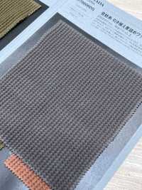 1078609DG Garn Mit Offenem Ende, Dicht Gestricktes Waffelstrickmuster Mit Used-Look.[Textilgewebe] TAKISADA NAGOYA Unterfoto