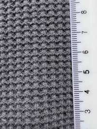 1078609DG Garn Mit Offenem Ende, Dicht Gestricktes Waffelstrickmuster Mit Used-Look.[Textilgewebe] TAKISADA NAGOYA Unterfoto