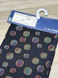 FY1589-IDC20CUT Buntes Polka-Dot-Jacquard-Denim[Textilgewebe] DUCK TEXTILE Unterfoto