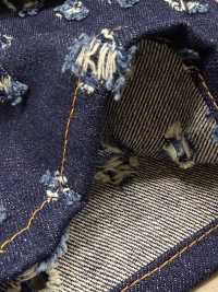 WALA-30ID Waracut Denim Mit Zufälligem Quadratmuster[Textilgewebe] DUCK TEXTILE Unterfoto