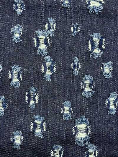 WALA-30ID Warakat Denim mit zufälligem Quadratmuster