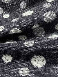 FY1044-24 Dot Jacquard Denim[Textilgewebe] DUCK TEXTILE Unterfoto