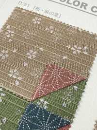 B88235Z Shantung-Stoff, Japanisches Muster (Beidseitig Bedruckt), Halb Gefaltet[Textilgewebe] VANCET Unterfoto