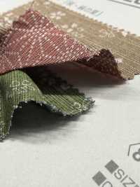 B88235Z Shantung-Stoff, Japanisches Muster (Beidseitig Bedruckt), Halb Gefaltet[Textilgewebe] VANCET Unterfoto