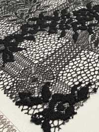 KKF8844-W-1 Nylon-Weichkräuselspitze[Textilgewebe] Uni Textile(Komon Studio) Unterfoto