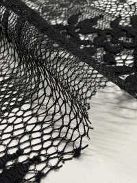 KKF8844-W-1 Nylon-Weichkräuselspitze[Textilgewebe] Uni Textile(Komon Studio) Unterfoto