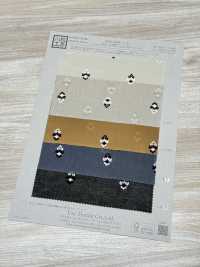 KKH800F-4 80- Baumwoll-Lawn, Mit Pigmenten Gefärbt, Beflockte Oberfläche.[Textilgewebe] Uni Textile(Komon Studio) Unterfoto