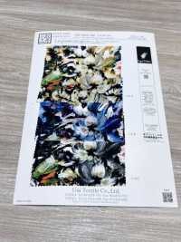 KKP8032-58D-BK-464 Seidiger Tau-Satin, Breite Ausführung[Textilgewebe] Uni Textile(Komon Studio) Unterfoto