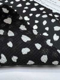 KKP9144-36 Stretch-Hammersatin Blütenpunkt[Textilien / Stoffe] Uni Textile (Komon Kobo) Weitere Fotos