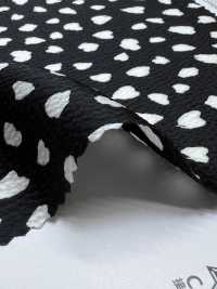 KKP9144-36 Stretch-Hammersatin Blütenpunkt[Textilien / Stoffe] Uni Textile (Komon Kobo) Weitere Fotos