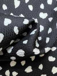 KKP9144-36 Stretch-Hammersatin Blütenpunkt[Textilien / Stoffe] Uni Textile (Komon Kobo) Weitere Fotos