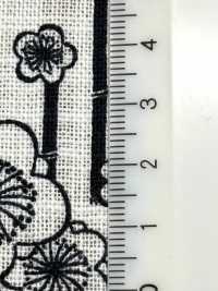 B88333Z Ungleichmäßig Gewebter Stoff, Antiker Indigostoff, Halb Gefaltet[Textilgewebe] VANCET Unterfoto