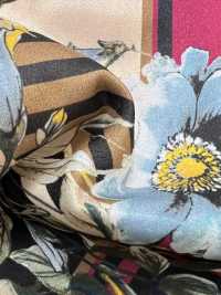 KKT8031-58-RI Seidiger Tau-Satin[Textilgewebe] Uni Textile(Komon Studio) Unterfoto