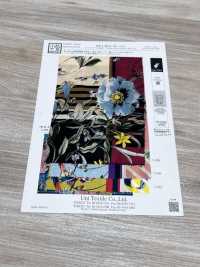 KKT8031-58-RI Seidiger Tau-Satin[Textilgewebe] Uni Textile(Komon Studio) Unterfoto