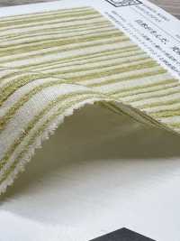 KYC447-1 Leinengarn Gefärbter Akiha-Streifen Yoryu (Takashima Chijimi)[Textilgewebe] Uni Textile(Komon Studio) Unterfoto