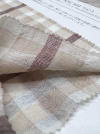 KYC921-C-1 Baumwoll-Tencel-Garn Gefärbte Kräuselung[Textilgewebe] Uni Textile(Komon Studio) Unterfoto