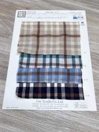 KYC921-C-1 Baumwoll-Tencel-Garn Gefärbte Kräuselung[Textilgewebe] Uni Textile(Komon Studio) Unterfoto