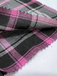 KYC921-C-2 Baumwoll-Tencel-Garn Gefärbte Kräuselung[Textilgewebe] Uni Textile(Komon Studio) Unterfoto