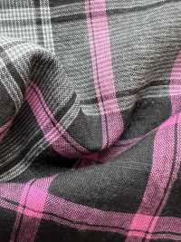 KYC921-C-2 Baumwoll-Tencel-Garn Gefärbte Kräuselung[Textilgewebe] Uni Textile(Komon Studio) Unterfoto