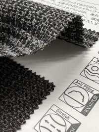 43506 LANATEC®️ Lab Tweed Twill Glen Check[Textilgewebe] SUNWELL Unterfoto