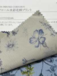 19189 Hemd Aus Cord Mit Blumenmuster[Textilgewebe] SUNWELL Unterfoto