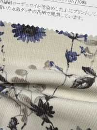 19189 Hemd Aus Cord Mit Blumenmuster[Textilgewebe] SUNWELL Unterfoto