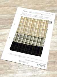 14424 60 Fäden / Tencel™ Lyocell Faser Doppelgaze Madras-Karo[Textilgewebe] SUNWELL Unterfoto