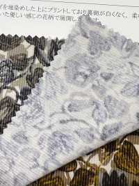 19188 Cordhemd Mit Handgezeichnetem, Kleinem Blumenmuster[Textilgewebe] SUNWELL Unterfoto