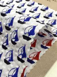 82169 Ripple Cross The Sea Is A Man's Nostalgia Yacht Komon[Textilgewebe] VANCET Unterfoto