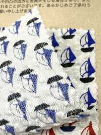 82169 Ripple Cross The Sea Is A Man's Nostalgia Yacht Komon[Textilgewebe] VANCET Unterfoto