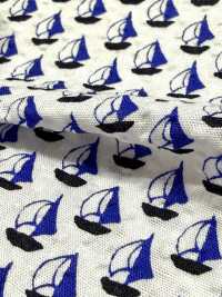 82169 Ripple Cross The Sea Is A Man's Nostalgia Yacht Komon[Textilgewebe] VANCET Unterfoto