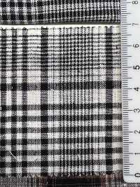 59992 C/L Netty Slub Ecru Check & Stripe[Textilgewebe] VANCET Unterfoto