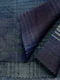A-8164 Garngefärbter Indigo-Cord[Textilgewebe] ARINOBE Unterfoto