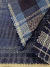 A-8164 Garngefärbter Indigo-Cord[Textilgewebe] ARINOBE Unterfoto