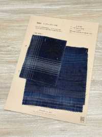 A-8164 Garngefärbter Indigo-Cord[Textilgewebe] ARINOBE Unterfoto