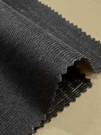 A-8169 Garngefärbter Schwefelschwarzer Cord[Textilgewebe] ARINOBE Unterfoto