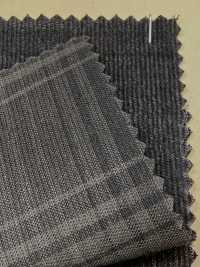 A-8169 Garngefärbter Schwefelschwarzer Cord[Textilgewebe] ARINOBE Unterfoto