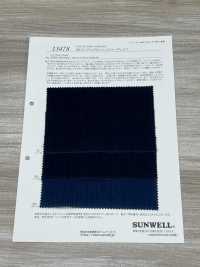13478 8W Indigo Gewaschener Cord[Textilgewebe] SUNWELL Unterfoto