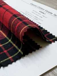 4SG041 Viyella Tartan-Karo Aus Bio-Baumwolle[Textilgewebe] Chambray Unterfoto