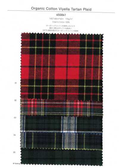 4SG041 Bio-Baumwoll-Viyella-Tartan-Karo