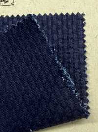 INDIGO1423 Gestreiftes Sashiko[Textilgewebe] Fujikinbai Unterfoto