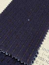 INDIGO1427 Einzelsträngige Schwarze Sashiko-Stickerei[Textilgewebe] Fujikinbai Unterfoto