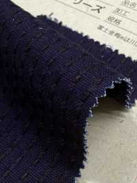 INDIGO1427 Einzelsträngige Schwarze Sashiko-Stickerei[Textilgewebe] Fujikinbai Unterfoto