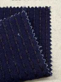 INDIGO1427 Einzelsträngige Schwarze Sashiko-Stickerei[Textilgewebe] Fujikinbai Unterfoto