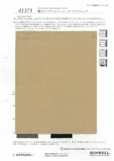 41373 Polyester-Isolier-Piqué-Stretch