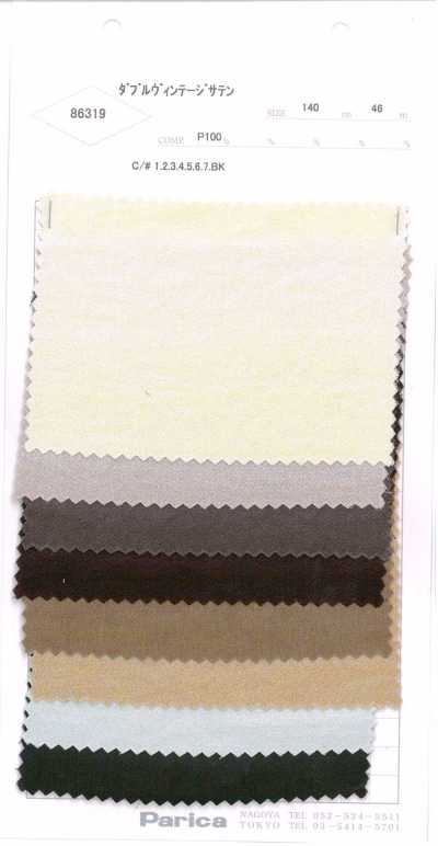 86319 Doppelter Vintage-Satin