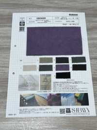 SB3020 30/2 Gekämmte Baumwolle, 20/- Moleskin, Sonnengetrocknetes Waschfinish[Textilgewebe] SHIBAYA Unterfoto