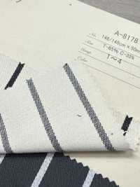A-8178 T/C Stripe Chinos[Textilgewebe] ARINOBE Unterfoto