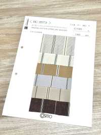 BC3573 Streifen Aus Bio-Baumwolle, Chemisch Waschbeständig.[Textilgewebe] COSMO TEXTILE Unterfoto